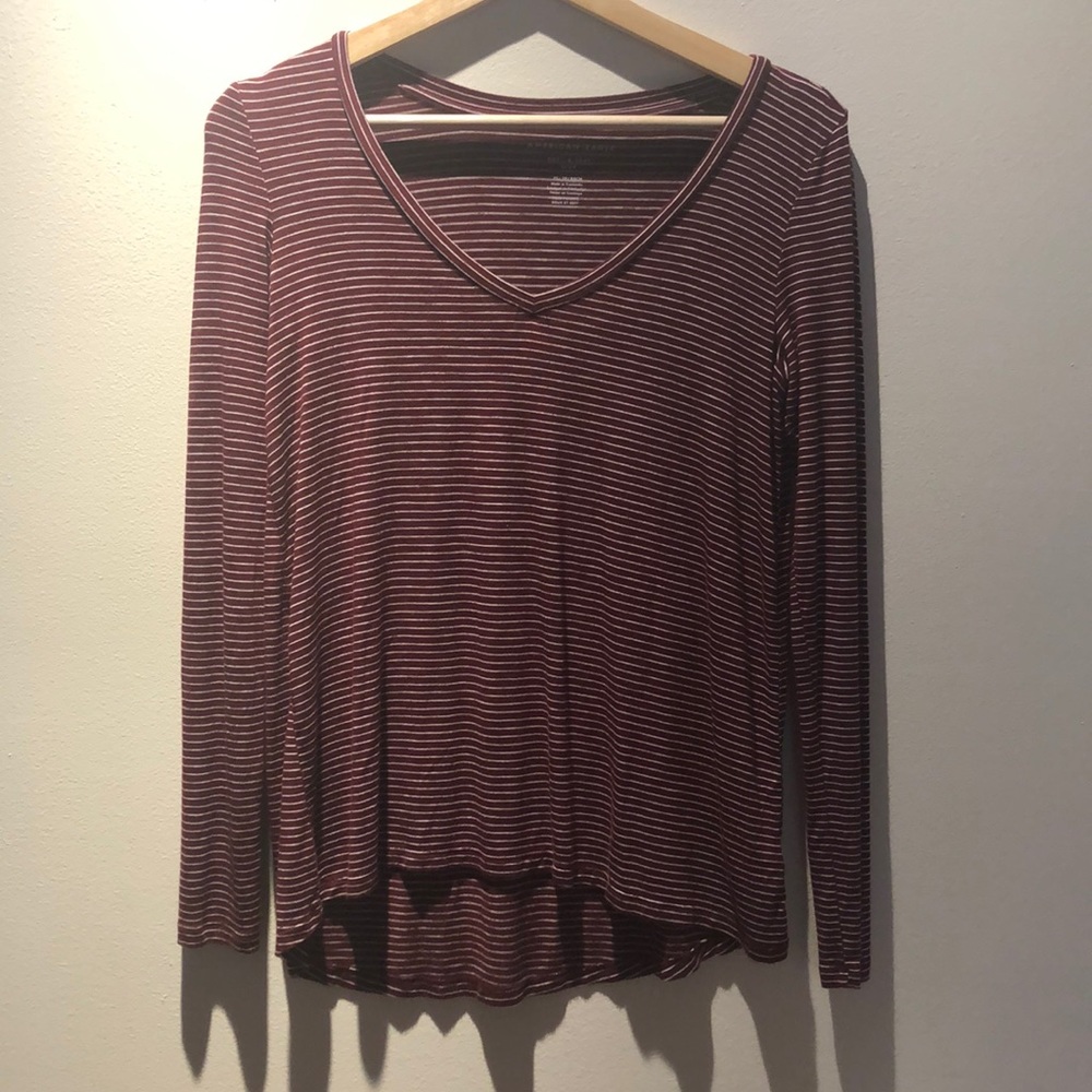 striped red long sleeve